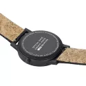 MONDAINE Essence Solar 41 Bahnhofsuhr schwarz