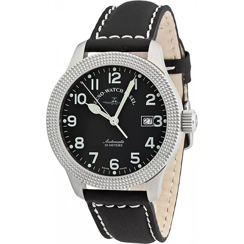 ZENO-WATCH BASEL, Pilot New Classic, Automatik Fliegeruhr, C de Paris ZENO-WATCH BASEL, Pilot New Classic, Automatik Fliegeruhr, C de Paris