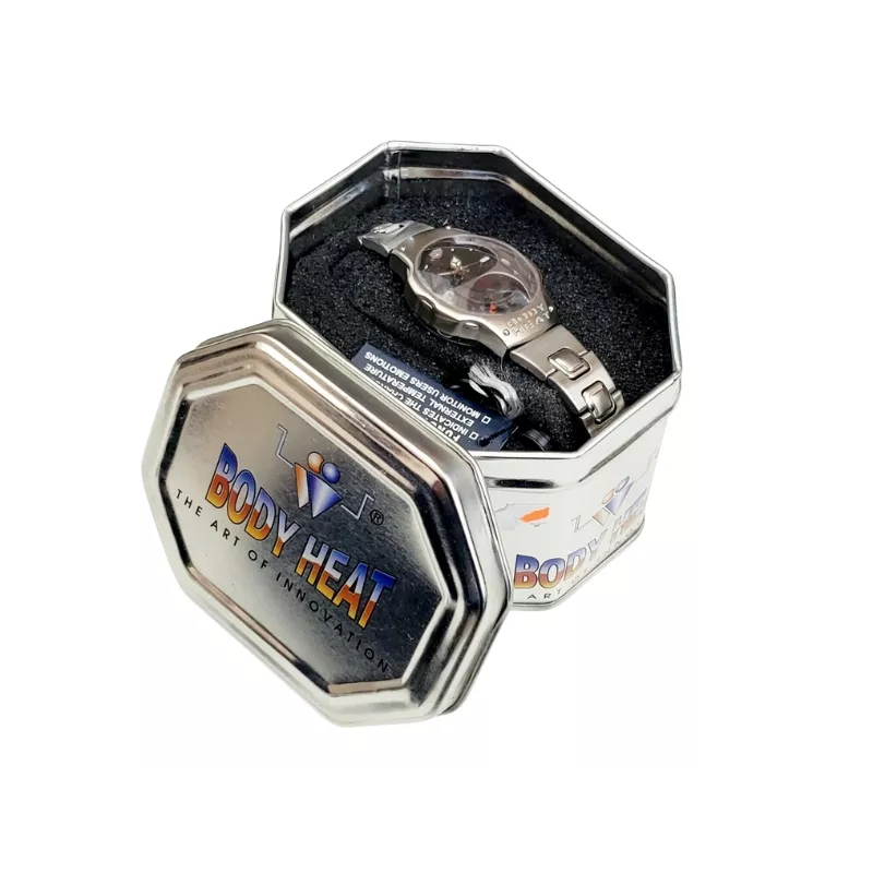 BODY HEAT Thermometer Uhr Quartz mini