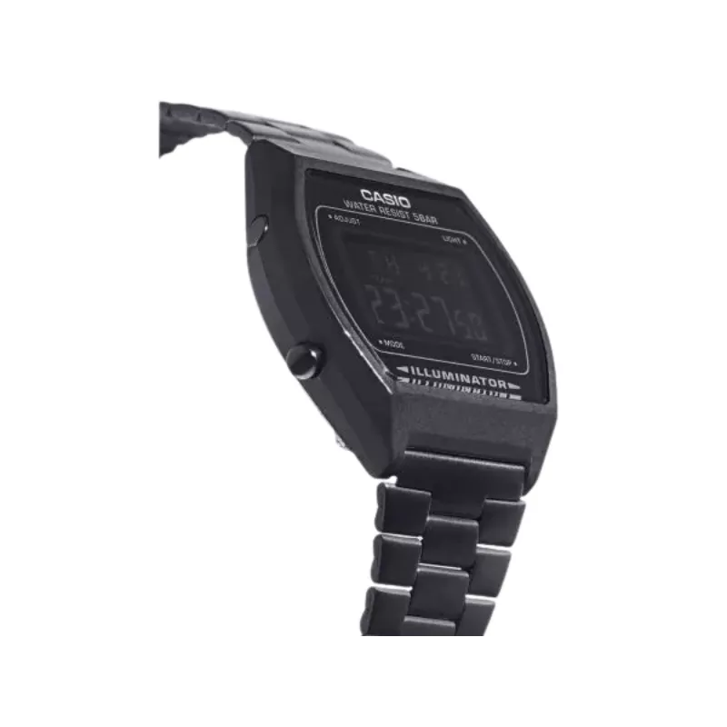 CASIO Vintage LCD Digitaluhr Iconic Illuminator schwarz
