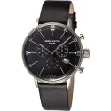 ZENO-WATCH BASEL Bauhaus Chronograph Quartzuhr schwarz