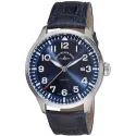 ZENO-WATCH BASEL Pilot Navigator Quartz Fliegeruhr blau