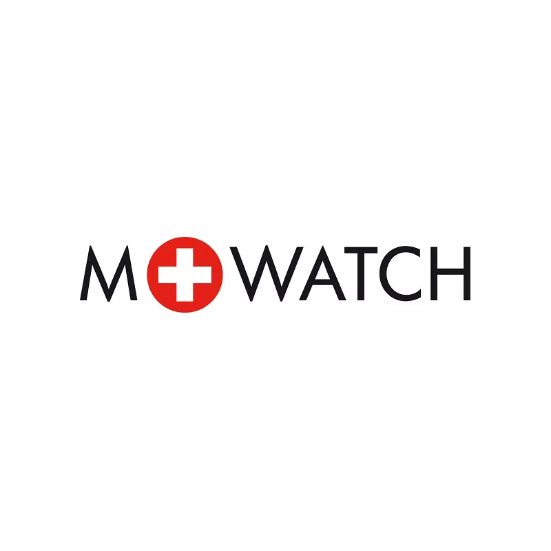 M-WATCH Core 37 Schweizer Quartzuhr rot weiss