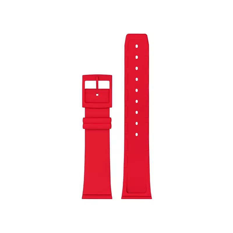 M-WATCH Core 37 Schweizer Quartzuhr rot weiss
