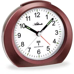 ATLANTA No Tick Funkwecker Silent bronze-metallic