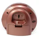 ATLANTA No Tick Funkwecker Silent bronze-metallic