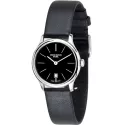 ZENO-WATCH BASEL Bauhaus Damenuhr Quartz schwarz