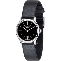 ZENO-WATCH BASEL Bauhaus Damenuhr Quartz schwarz