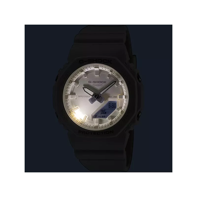G-SHOCK Analog-Digitaluhr CasiOak Carbon Core weiss