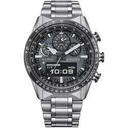 CITIZEN Promaster Sky Solar Digianalog Stahl schwarz