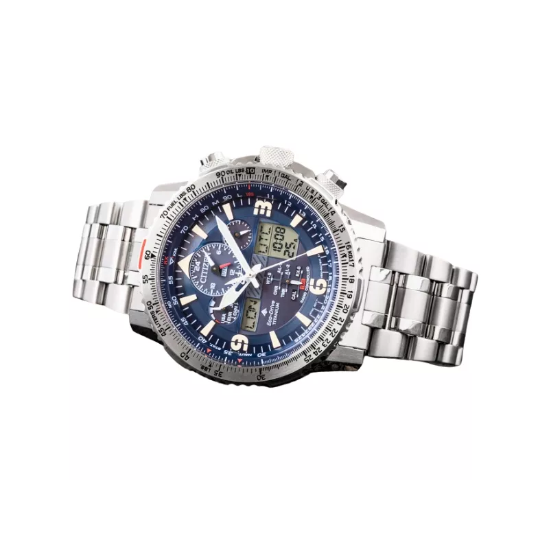 CITIZEN Promaster Super Skyhawk Eco Drive Solar Funkuhr Titan