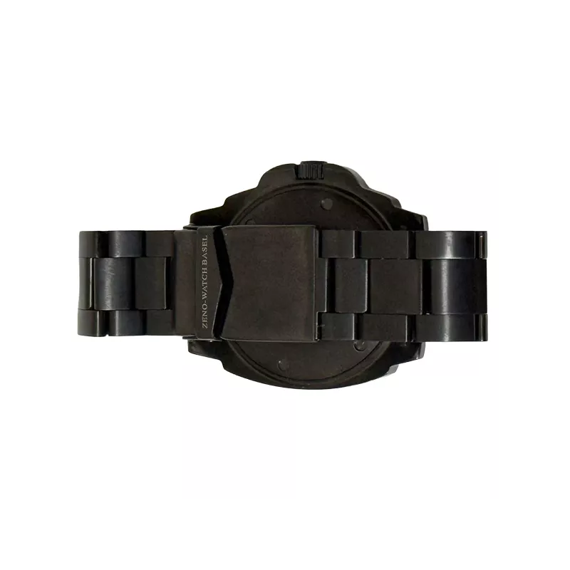ZENO-WATCH BASEL Diver Look Quartzuhr schwarz