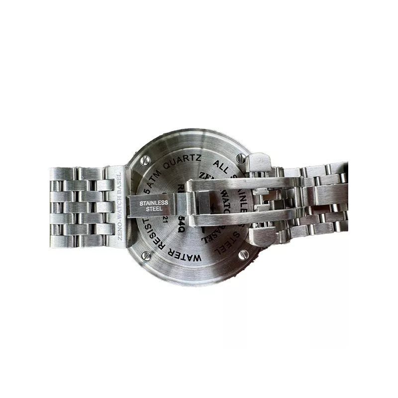 ZENO-WATCH BASEL Pilot Rondo Quartz Fliegeruhr GMT Stahl orange MB