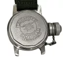 ZWB Navy Vintage Military Handaufzuguhr grosser Überkrone schwarz