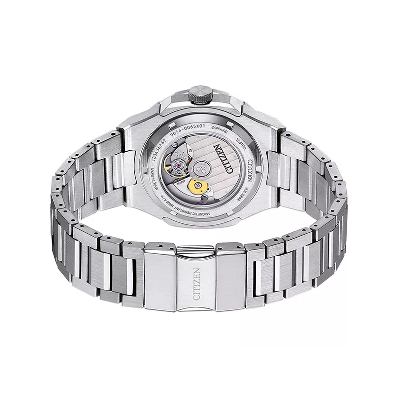 CITIZEN Series 8 GMT Automatik Stahl schwarz