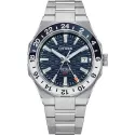 CITIZEN Series 8 GMT Automatik Stahl schwarz