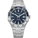 CITIZEN Series 8 GMT Automatik Stahl schwarz