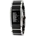 RENDEX Ceramic Elegant Quarzuhr schwarz