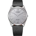 CITIZEN Stiletto Suratto 38 flache Solaruhr grau