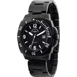 ZENO-WATCH BASEL Diver Look Quartzuhr schwarz