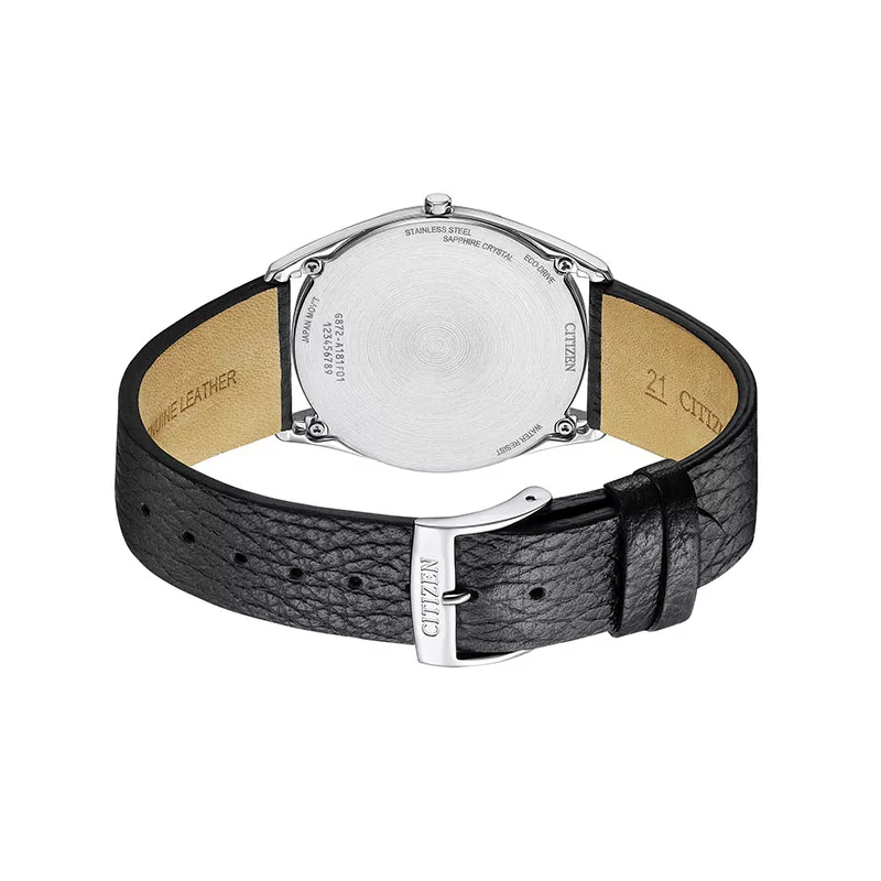 CITIZEN Stiletto Suratto 38 flache Solaruhr grau