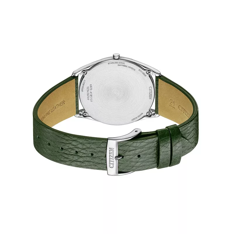 CITIZEN Stiletto Suratto 38 flache Solaruhr grün