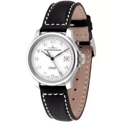ZENO-WATCH BASEL Retro Basic Automatik Uhr Datum weiss