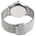 Junghans MAX BILL 38 Automatikuhr Stahl weiss Index Mesh Datum