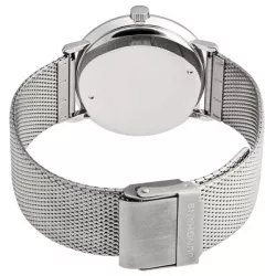 Junghans MAX BILL 38 Automatikuhr Stahl weiss Index Mesh Datum
