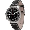 ZENO-WATCH BASEL Pilot New Classic Automatik Fliegerchrono für Linkshänder XL