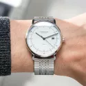 STERNGLAS Naos 38 Solaruhr weiss Stahl Edelstahl