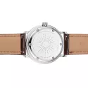 STERNGLAS Naos 38 Solaruhr weiss Stahl Leder schwarz