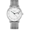 STERNGLAS Naos 38 Solaruhr weiss Stahl Edelstahl