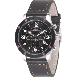 ZENO-WATCH BASEL Pilot Precision Chrono Screws 5030 schwarz kupfer
