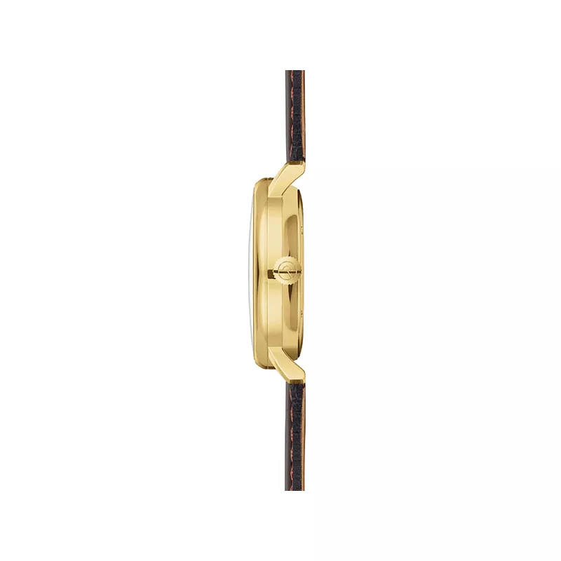 STERNGLAS Naos 38 Solaruhr grün vergoldet Bridle schwarz
