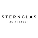STERNGLAS Naos 38 Solaruhr grün vergoldet Leder schwarz
