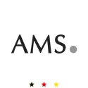 AMS Pendeluhr mechanische Wanduhr römisch silber