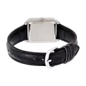 CASIO Analog Square mini Quartzuhr römisch Leder