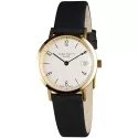 ZENO-WATCH BASEL Bauhaus Linea 32 Automatik Uhr gold Zahlen