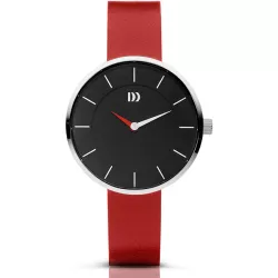 DANISH DESIGN Solaruhr 30 Globe Black Red