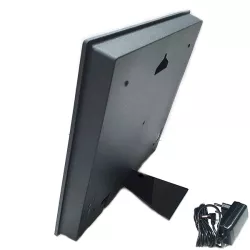 FILIUS Wort Tischuhr 28cm STONE anthrazit