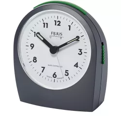 FILIUS Silent Arcus Funkwecker mit Licht anthrazit