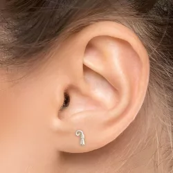 Ohrstecker Baslerstab in Silber