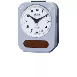 FILIUS Solar-Funkwecker Silent weiss/silbergrau