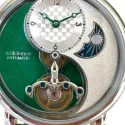 RESIDENCE Automatikuhr Yin Yang TagNacht grün