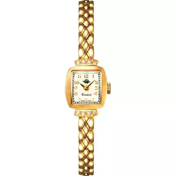 ROSEMONT Art Dco Retro Damenuhr gold 16-01