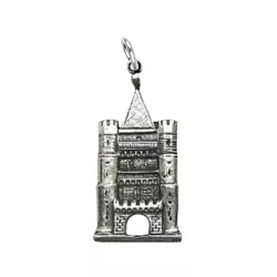 Anhänger Spalentor von Basel in Silber