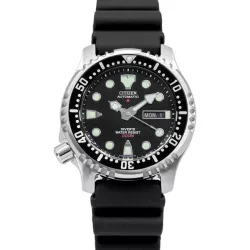 CITIZEN Promaster Diver Automatik Fugu Taucheruhr Edelstahl schwarz
