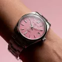 ZENO-WATCH BASEL Super Precision Automatik Uhr Small 35mm rosa