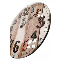 AMS Landhausstil Wanduhr Quartz